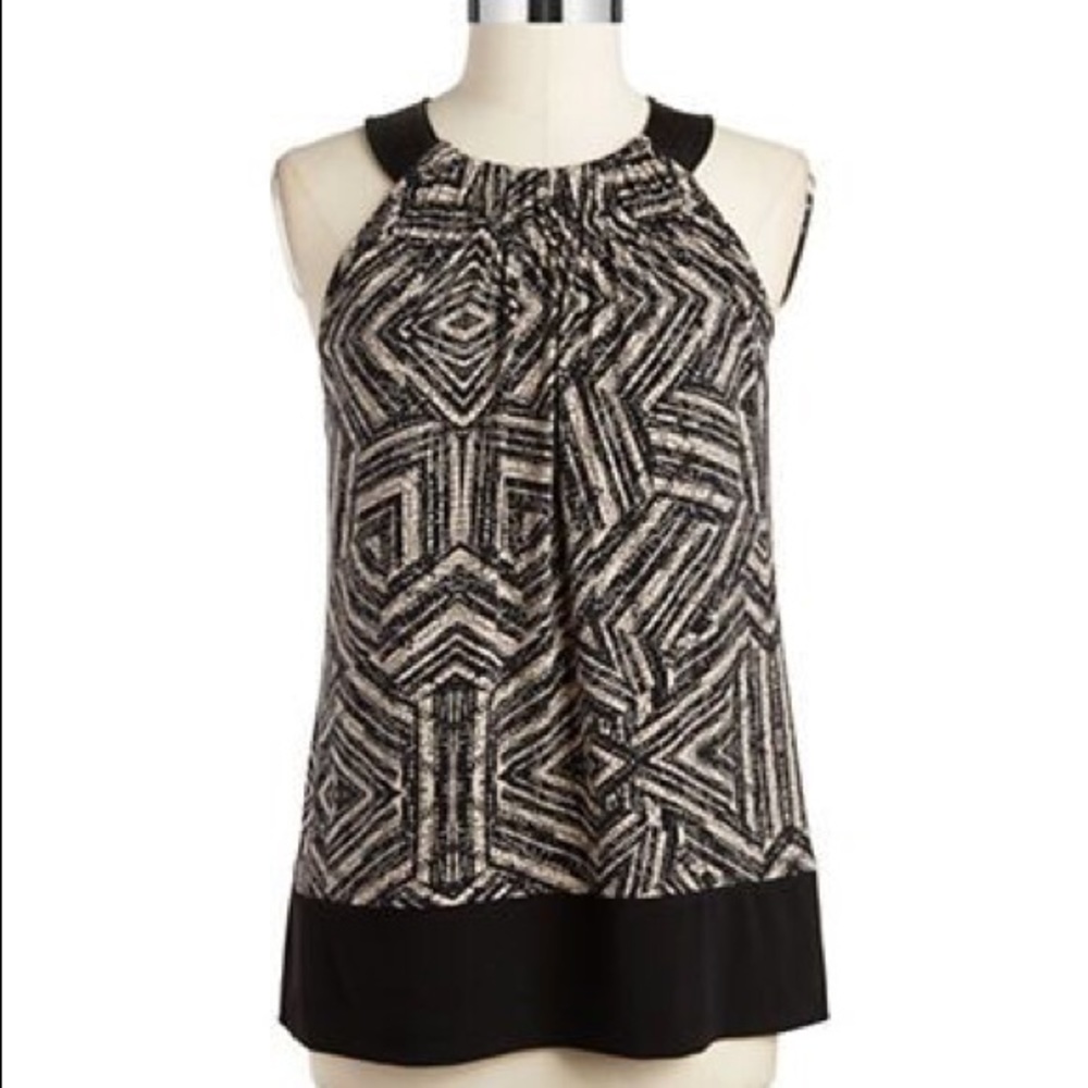 Calvin Klein Patterned Halter Shell - image 5